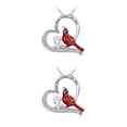 thumbnail image 1 of Collar colgante de corazón Qarigey en aleación para madre novias, 1 of 6