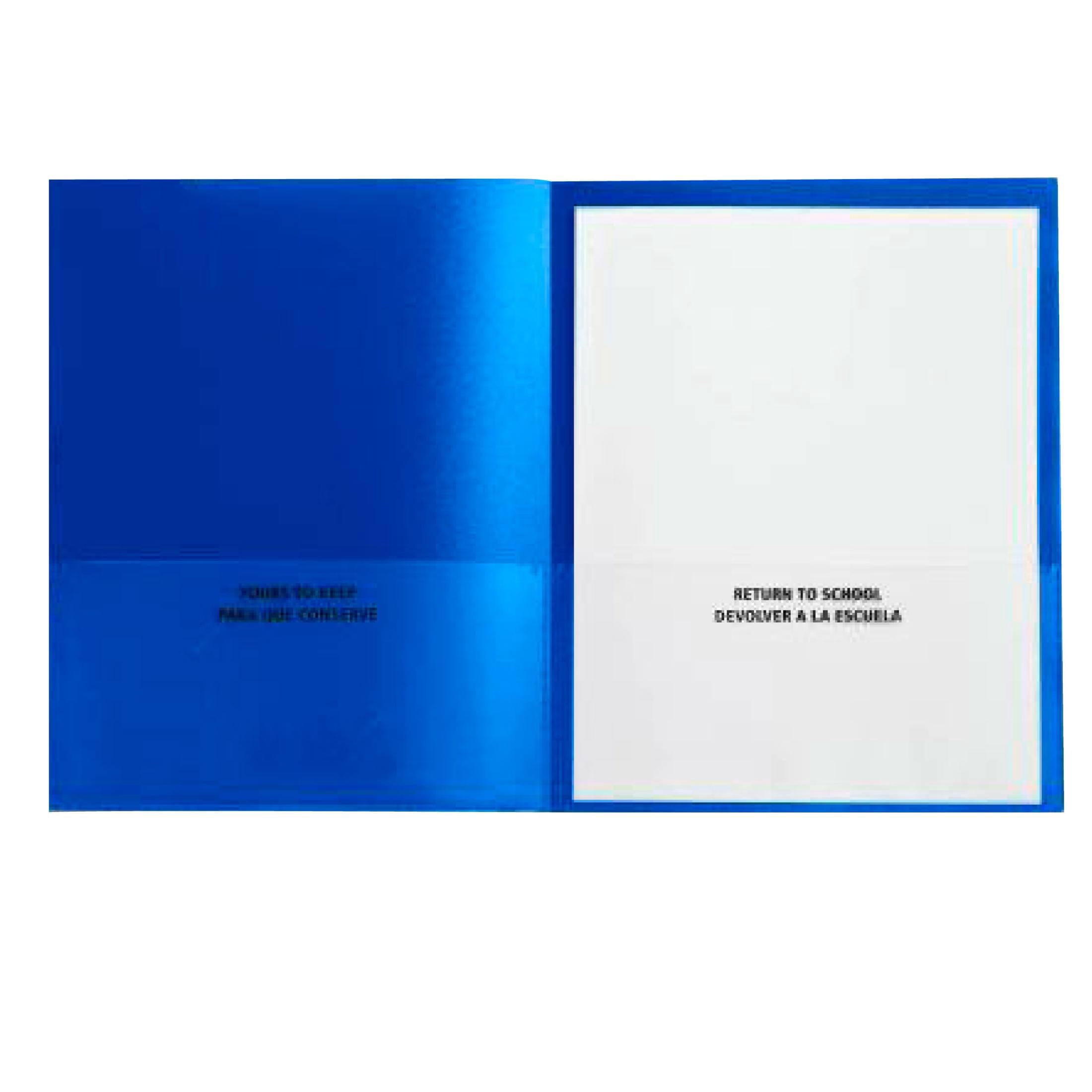 Take Home Folder, Blue, Set of 24
