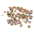 thumbnail image 2 of Boutons en Bois Robustes de 12mm pour Artisanat, Couleurs Assorties, Bois Clair pour Collection, Crochet et Scrapbooking, 2 of 7