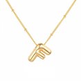 thumbnail image 1 of LYMAYTER Collier Pendentif Initial pour Femmes - Lettre Ballon, Ajustable-Cyclable, 1 of 7