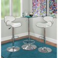 thumbnail image 4 of Pemberly Row Coastal Metal and Glass Pub Table in Chrome, 4 of 11