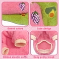 thumbnail image 6 of STGRGFHY Dog sweaters for small dogs,dog coats for small dogs,Dog Sweaters for Small Dogs Girl,Pack Warm Fleece Dog Sweater for Winter, Cute Puppy Clothes Small Doggie Coat for Girls Pink XS, 6 of 8