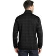 thumbnail image 3 of Port Authority Sweater Fleece Jacket (F232) Black Heather, S, 3 of 3