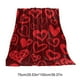 thumbnail image 3 of Las mantas en forma de corazón son un regalo romántico para decorar el hogar, tanto para novias como para esposas. Son ideales para aniversarios, cumpleaños y sofás. Mantas suaves de franela., 3 of 6