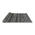 thumbnail image 2 of Ahgly Company Indoor Round Abstract Gray Modern Area Rugs, 5' Round, 2 of 4