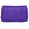thumbnail image 2 of Belagio 6" Wide x 10 Yards, Chainette Fringe, 1 Bolt, Purple, 2 of 2