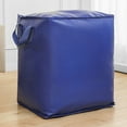 thumbnail image 4 of Heavy Duty Storage Bag | Extra Large 60x52x50cm | Reinforced Handles & Double Zipper | Clothes Toys Christmas Decor Organizer | Collapsible Reusable Tote, 4 of 8