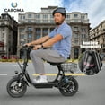 Caroma 48V 500W Adults Electric Scooter with Removable Seat, 14" Off