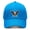 Bright-blue, variant on United States 250th Anniversary Hat with Patriotic Printed Design and Lightweight Construction for Outdoor Use