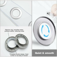 thumbnail image 4 of Lot de 50 Anneaux de Rideaux en Acier Inoxydable, 40 mm, Argent, 4 of 5