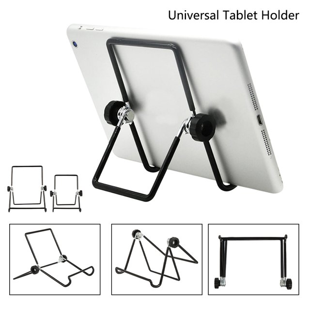 Muyoka Soporte universal para tableta de alambre de metal Soporte para tableta Soporte plegable para tableta universal Soporte para PC Diseño plegable Muyoka Hogar