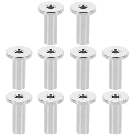 

10pcs Stainless Steel Protective Protector Sleeves Deck Cable Railing Kit