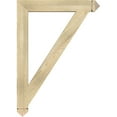 thumbnail image 3 of Ekena Millwork 4"W x 30"D x 42"H Traditional Arts & Crafts Rough Sawn Bracket, Douglas Fir, 3 of 4