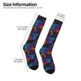 thumbnail image 5 of Bingfone Compression Socks For Women And Men Long Socks For Running Athletic Cycling Nurse-Indian Mandalas Dragonfly, 5 of 9