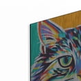 thumbnail image 2 of Luxe Metal Art 'Dramatic Cats I' by Carolee Vitaletti Metal Wall Art, 24"x24", 2 of 7