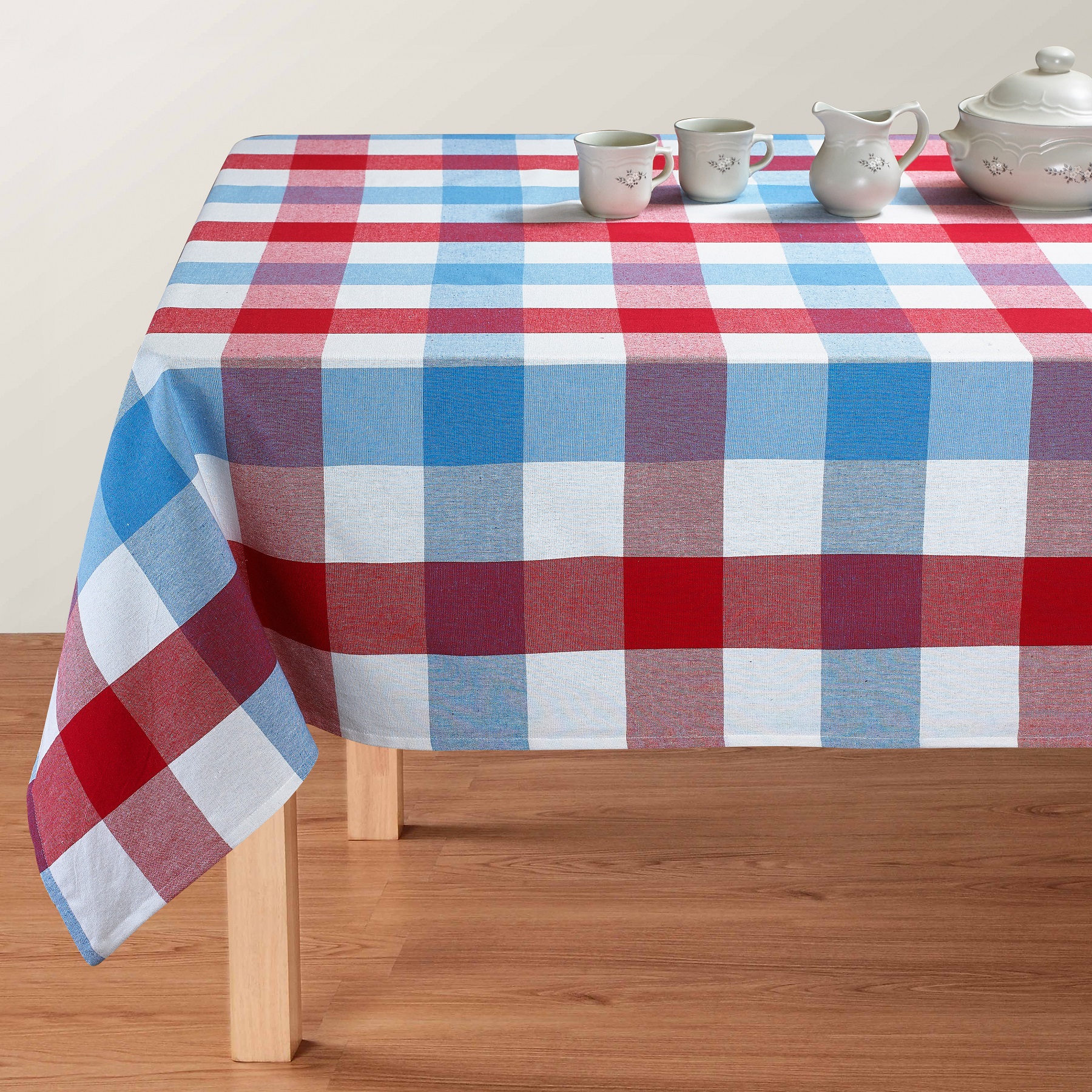 HomeCrate Elegant Berkshire Collection 100 Cotton Tablecloth