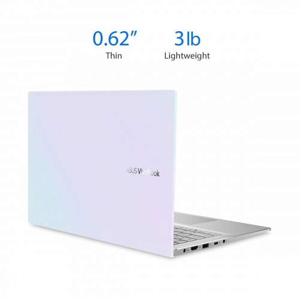 Asus VivoBook S14 S433 14” FHD Notebook - Intel Core i5-10210U - 8GB - 512GB SSD - Windows 10 Home - Intel UHD Graphics - Dreamy White - image 5 of 5