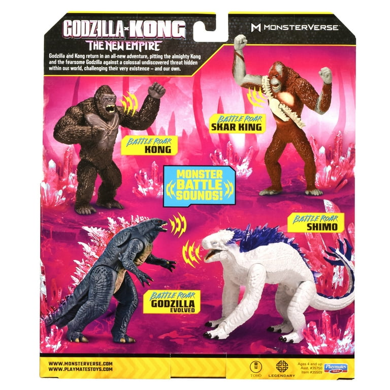 GODZILLA x KONG SHIMO フィギュア Amazon.com: Godzilla X Kong Monsterverse 3 Inch Action