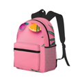 thumbnail image 2 of Haiem Summer Fruits And Sunglasses Lightweight Backpack for School, Classic Basic Water Resistant Casual Daypack for Travel with Bottle Side Pockets, 2 of 8