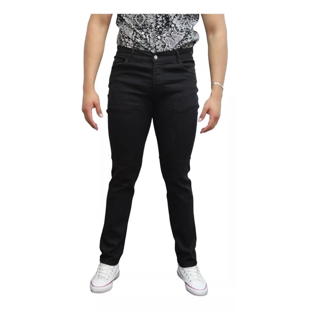 Pantalon Hombre Stretch Semi Skinny Mezclilla