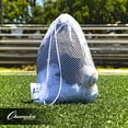 thumbnail image 3 of Champion Sports MB18RD Sac d'Équipement en Maille 12 x 18 Po, Rouge, 3 of 10