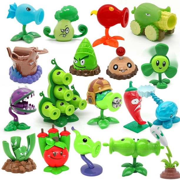 1 Pcs PLANTS VS ZOMBIES 2 PVZ Action Figure Shooting Light Sound Model Snow  Pea Shooter Plants Game Electric Toy Gift For Kid