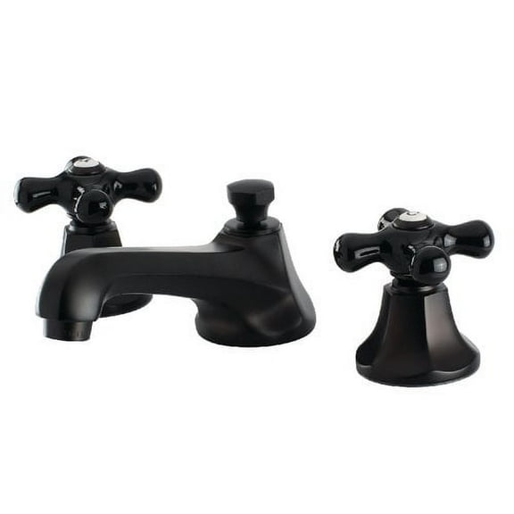 Kingston Brass KS4465PKX Duchess Widespread Bathroom Faucet with Brass Pop-Up, Oil Rubbed Bronze