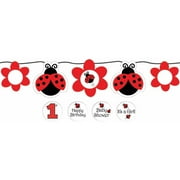 Creative Converting Ladybug Fancy Jointed Banner