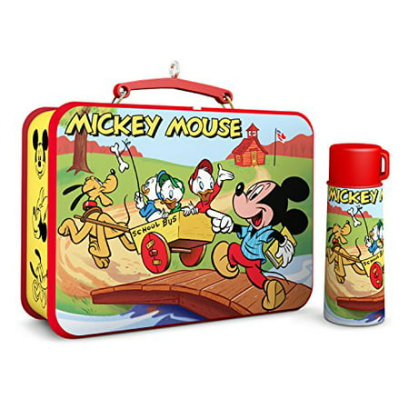 Hallmark Disney Mickey Mouse & Friends - Lunchbox Thermos Keepsake Christmas
