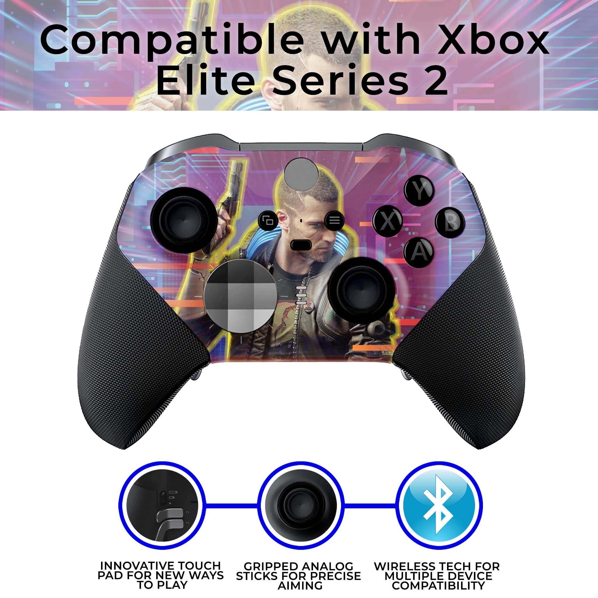 Dreamcontroller Custom Xbox Elite Controller Series Limited Edition Customized in USA with Elite Series Controller Accessories Compatible with Xbox One/Series X/S with Advanced HydroDip Technology Xbox Elite Controller Series Limited Edition by DreamController. Custom E