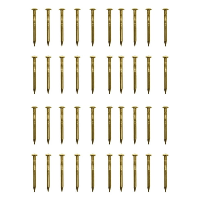 Youkk 100pieces Versatile Tacks For Various Applications Upholstery To Framing Copper Nails Brass Nails yellow 1Set