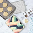 thumbnail image 5 of Yayeee Pot Holders Kitchen Heat Resistant with Pocket 7"x9.8" Cotton Oven Cooking Hot Pads, Green Stripes, 5 of 7