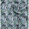 thumbnail image 1 of Soimoi Brush Stroke Print,Cotton Poplin, Sewing Fabric Sold by The Yard 42 Inch Wide,Sewing Craft Quilting/Quilt Making Fabric, Green & White, 1 of 6