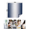thumbnail image 5 of Cloth Napkins Set of 2 - 20x20 Inches, Navy Blue Ombre Washable Reusable Table Napkins, Blue White Gradient Modern Abstract Art Soft & Absortbent Dining Napkin for Party Wedding Hotel Restaurant, 5 of 8