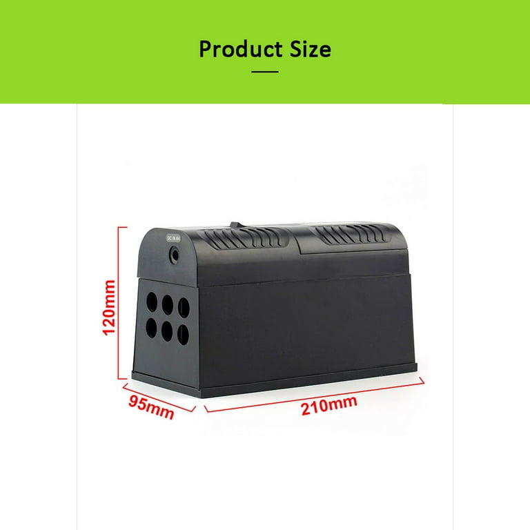KOCASO Indoor Electronic Mouse Trap, Small Humane Electric Rat Trap for  Homes No See Kill, No Touch Instant Kill Rodent Zapper Mice Traps Killer  for