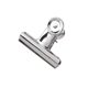 thumbnail image 1 of Clips de metal, 50 clips de bisagra de metal, clip de papel de 22 mm, encuadernación Bulldog plateada, 1 of 5