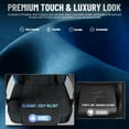 thumbnail image 4 of Huracan Velvet Fabric Gaming Chair for Adult Adjustable Height Video Gamer Chair with Footrest&Massage Lumbar Cushion High Back Computer Deak Chair for Office Home,Black+Blue, 4 of 10