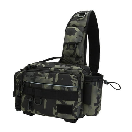 

Multifunctional Fishing Tactical Bag Single Shoulder Waist Bag Waist Backpack Nylon Storage Fishing Bag