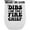 White, variant on Dibs on the Fire Chief, Fireman or Firefighter, White 12oz Wine Tumbler