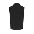 thumbnail image 5 of Idoravan Womens Vest Button Up Women'S Fashion Solid Color Sleeveless Casual Lapel Button Down Corduroy Sleeveless Tops, 5 of 9