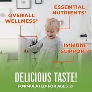 MaryRuths Toddler Multivitamin Gummies, Immune Support Overall Health, Strawberry, Papaya & Super Punch Flavor, 60 Ct