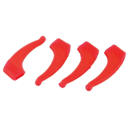 10 Ml Slip Tip - Glasses Spectacle Silicone Anti Slip Temple Tip Ear Hook Dark 2 Pairs