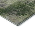 thumbnail image 3 of Addison Rugs Mayfield Premium Machine Washable Transitional Abstract Aloe Round Rug, 8' X 8' Machine Washable Transitional Abstract Aloe Oversized Sherpa Throw Blanket, 3 of 6