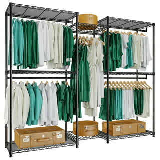 UBesGoo Freestanding Closet System Organizer Heavy Duty Garment Rack ...