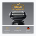 thumbnail image 2 of 54B Electric Shaver Replacement Heads Compatible with Braun Series 5 Razors 5118s, 5120s and 5150cs, Black,1 ct, 2 of 5