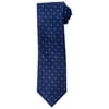 Perry Ellis Men's Keaton Dot Silk Tie Blue Size Regular
