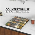 thumbnail image 6 of SpaceAid Spice Drawer Organizer with 32 Spice Jars, 4-Tier, 15" W x 17.5" D, Black, 6 of 6