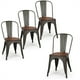 thumbnail image 1 of Sillas de Metal Costway Apilables Con Respaldo y Asiento de Madera 52 x 42 x 84 cm, 1 of 10