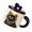 Brown, variant on POYOGA Creative 370ML Cats Mug Souvenir Gift Ceramic Coffee Drinking Cup with Handle