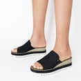 thumbnail image 7 of DREAM PAIRS Platform Sandals Women Slip-on Espadrille Bohemia Wedge Sandals, Comfort Dressy Summer Open Toe Canvas Slides for Women's Outdoor Walking Beach Camping Vacation, 7 of 7